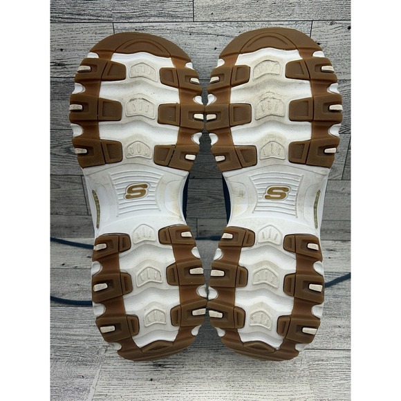 Skechers D'Lites 13084 Blue Casual Sneaker Shoes Women Size 9 - Picture 13 of 13